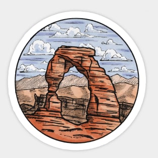 Delicate Arch Sticker